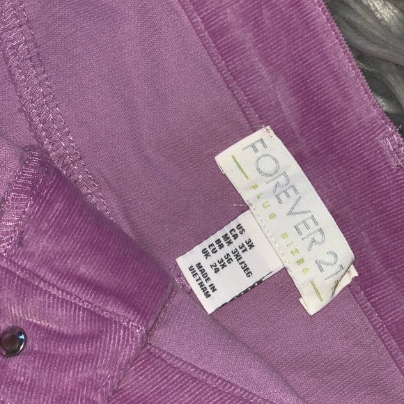 F21 purple mini skirt - Picture 2 of 3